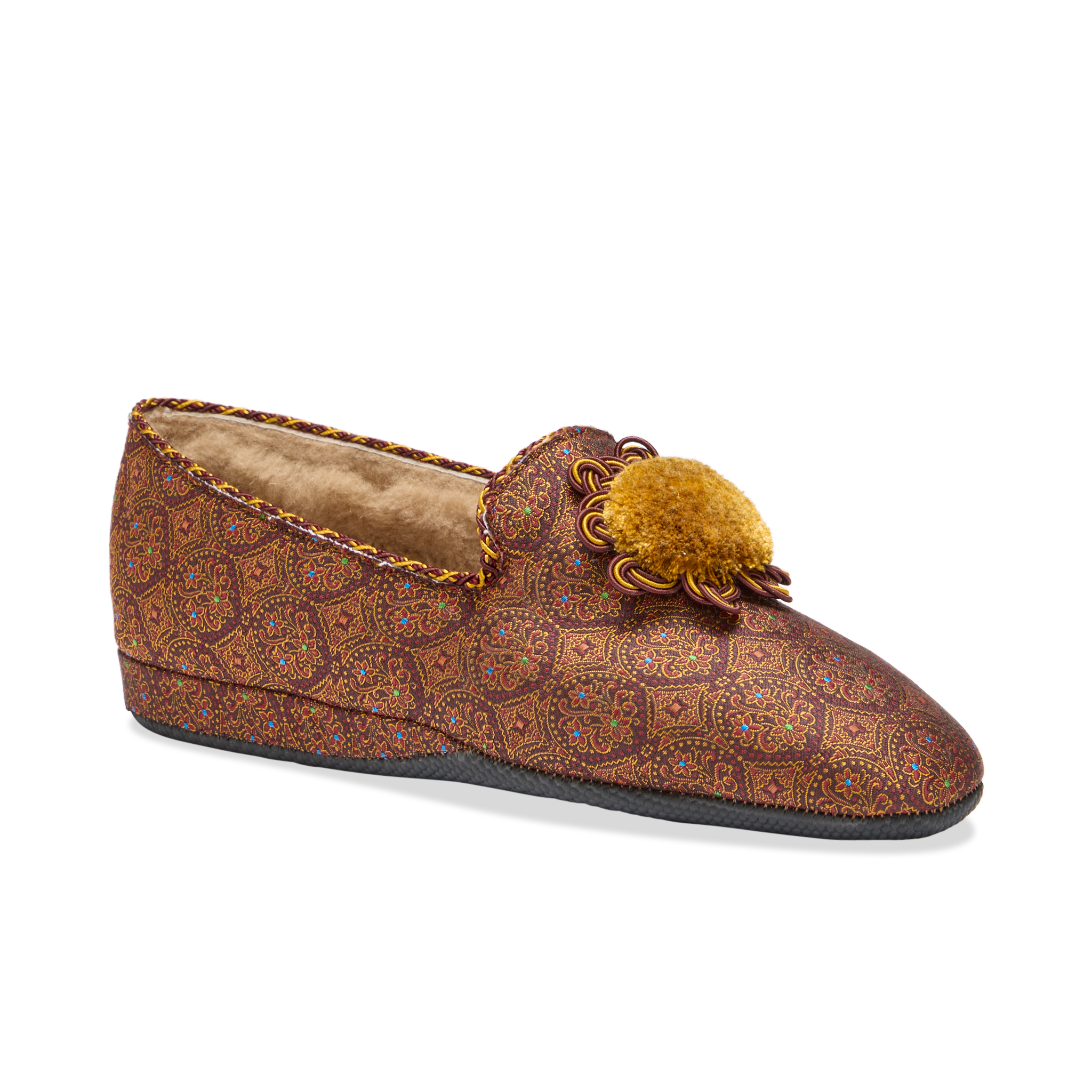 FiresideHouseShoe Burgundy 3q3