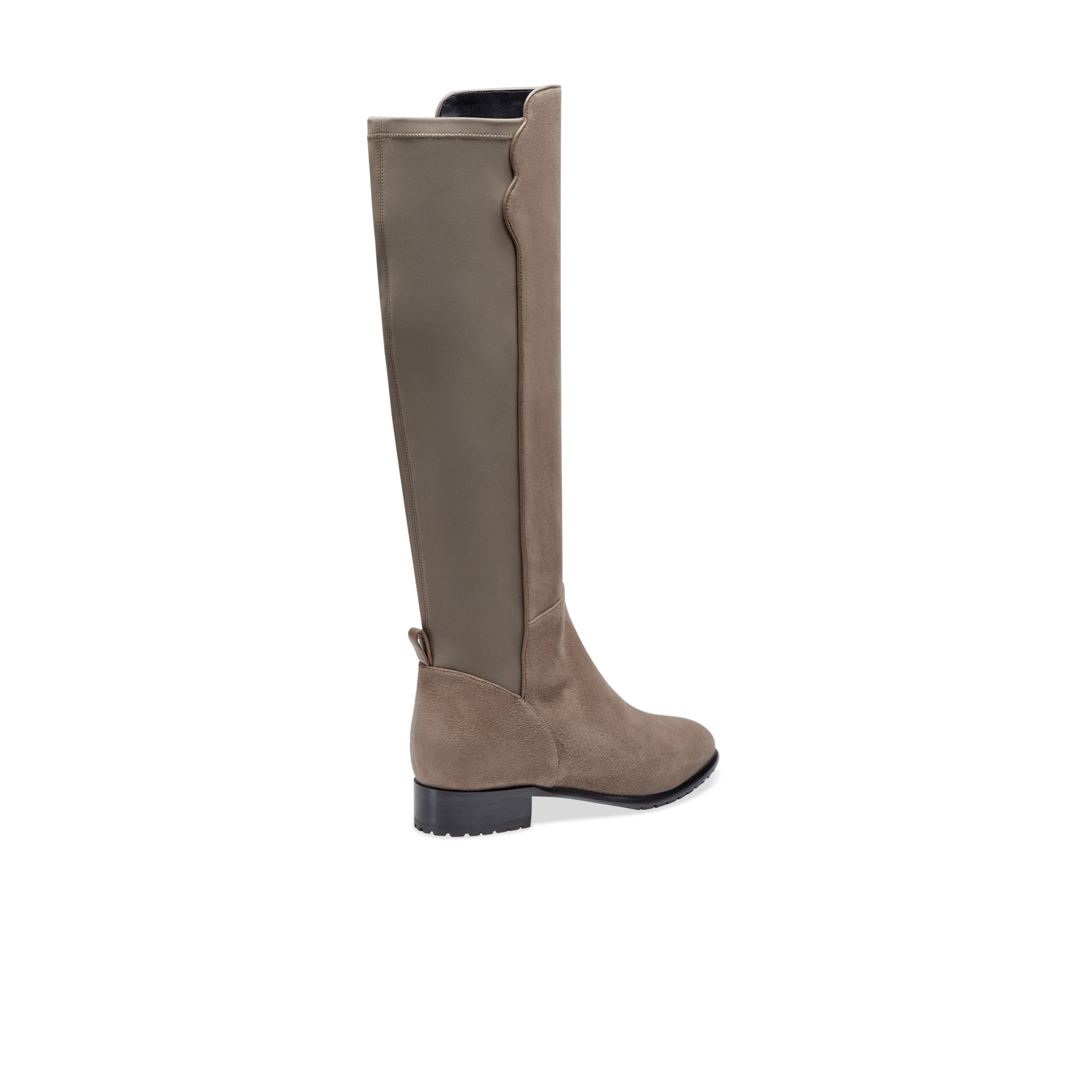 Perfect Stretch Boot 30 | Water-Resistant Taupe Suede | Sarah Flint