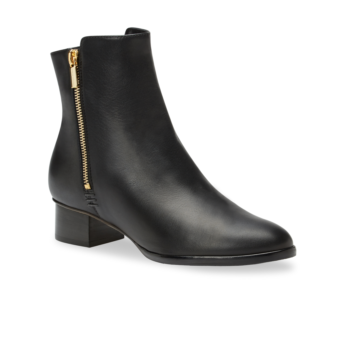 Perfect Zip Bootie 30 | Black Calf | Sarah Flint