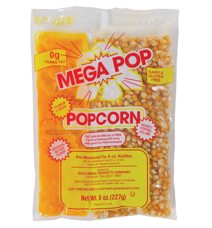6 Ounce Premium Popcorn Portion Pack - Set of 24