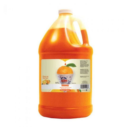 Vintage Kraft Orange Juice Clear Glass Jar Bottle Half Gallon