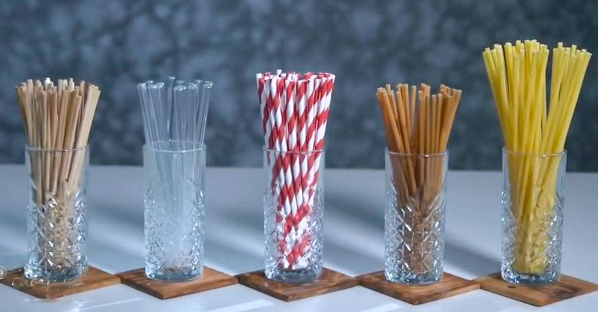 Comparativa de pajitas para beber para gastronomía - HALM Straws