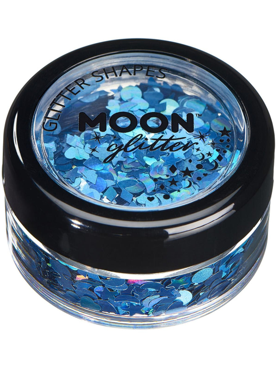 Moon Glitter G05011 Gold - Holographic Glitter Shapes, 3G