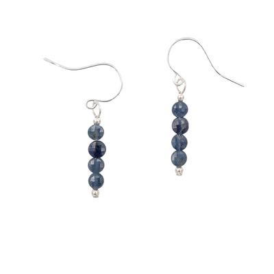 Earth Song Jewelry September Birthstone Handmade Sapphire Earrings