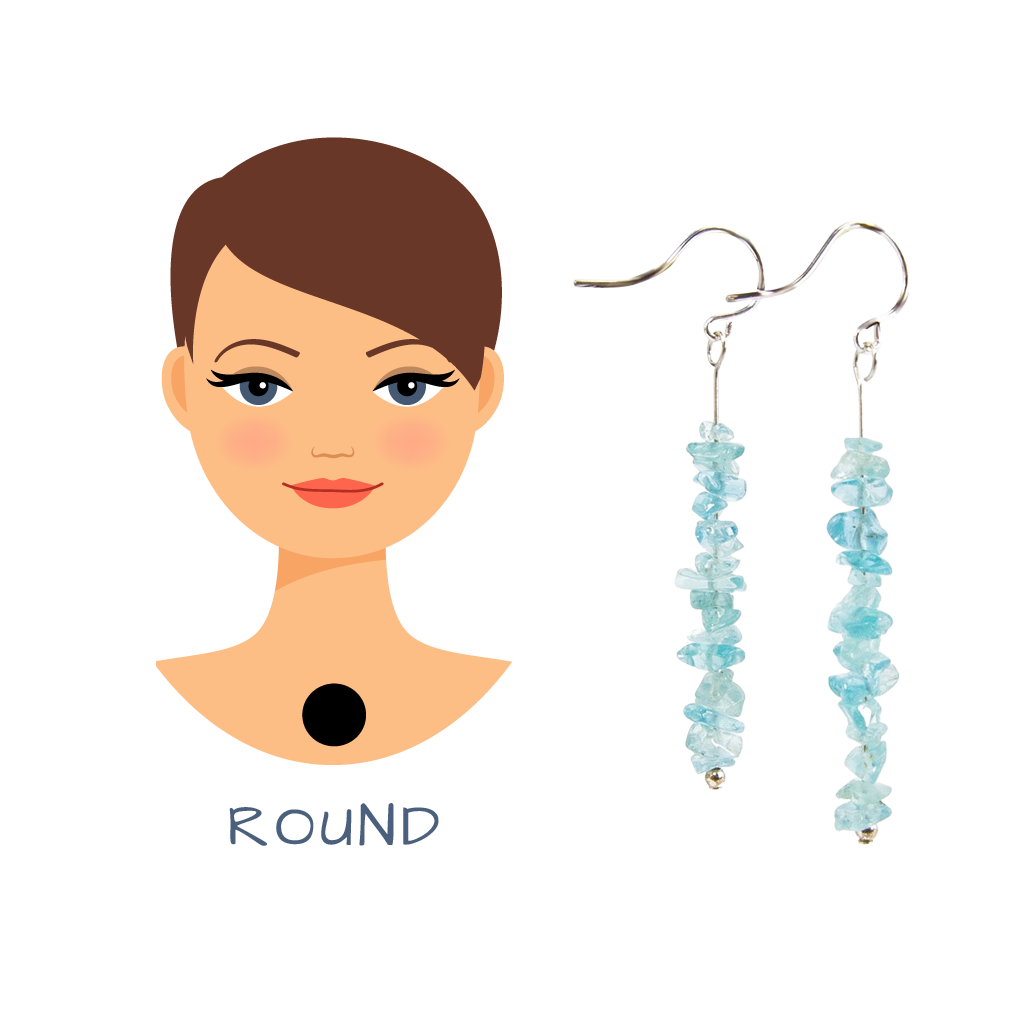Earth Song Jewelry Guide for How To Choose The Right Earrings For Your Round Face Shape example