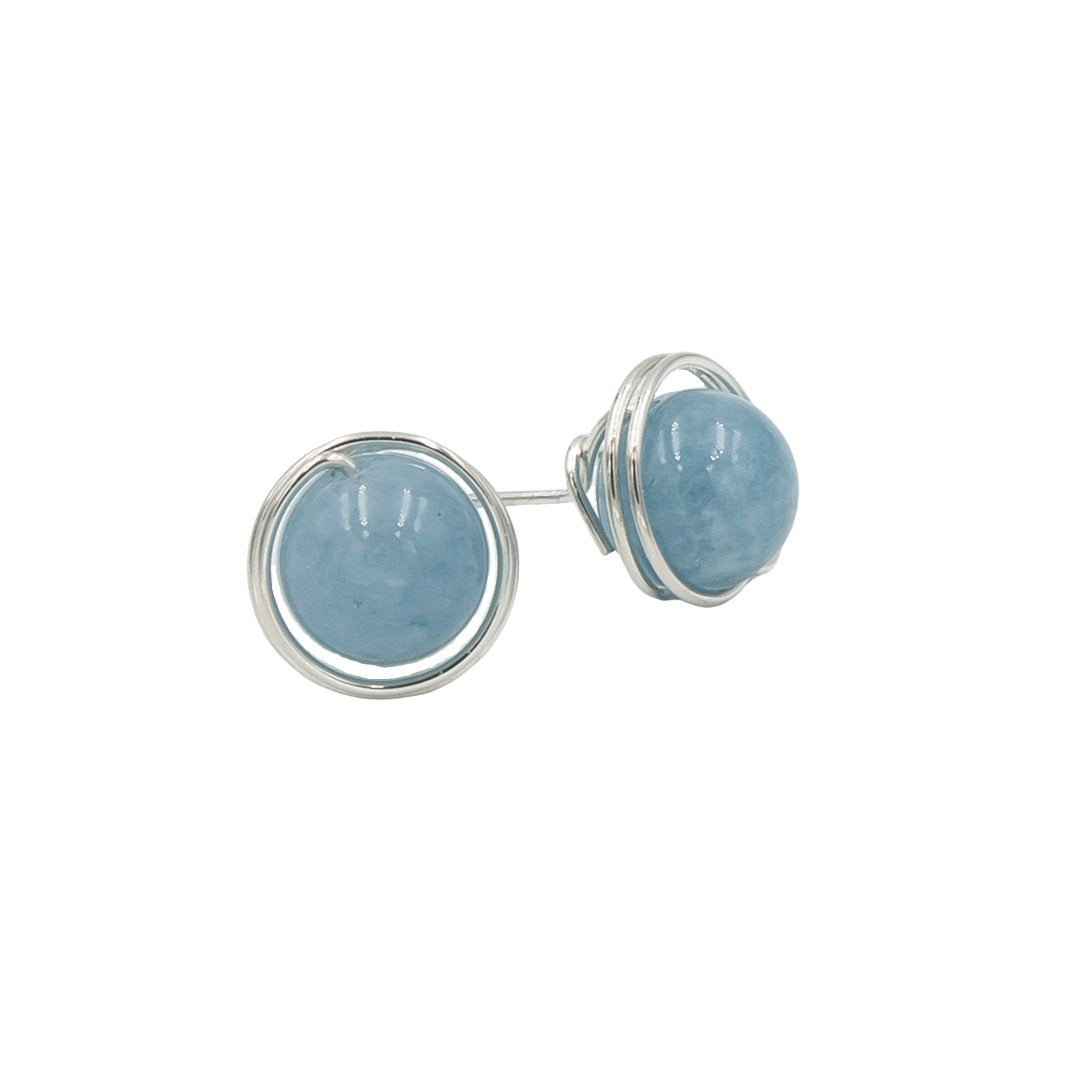 Earth Song Jewelry March Birthstone Handmade Aquamarine Earrings