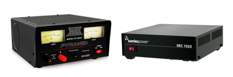 Linear (L) vs Switching power supply (R), Graphic adapted from "Two way"