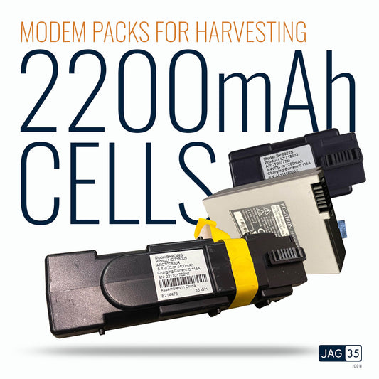 Pallets of 4-Cell 2200mAh 18650 Modem Battery Packs