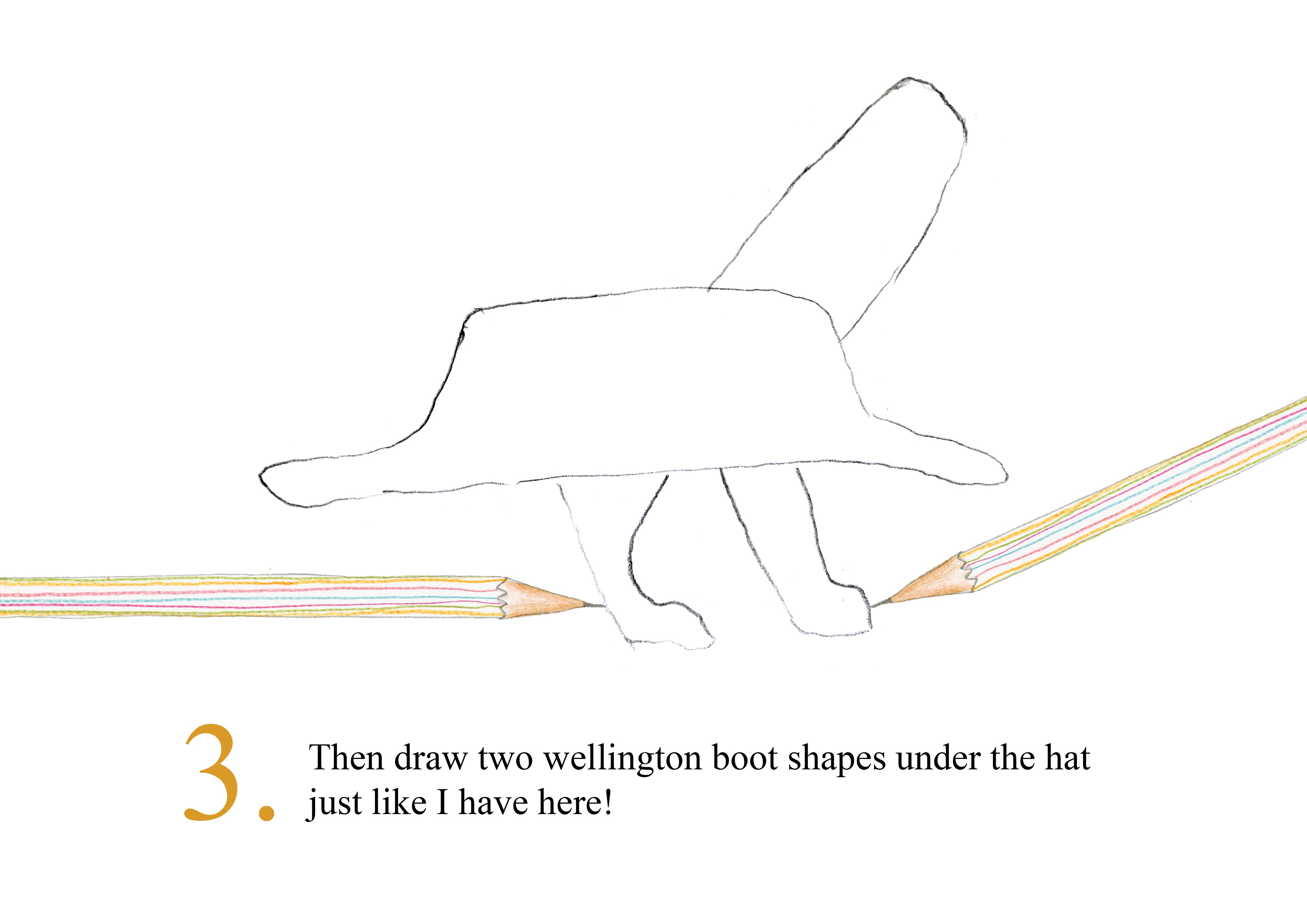 Catherine Rayner - How to Draw Arlo - Step 3