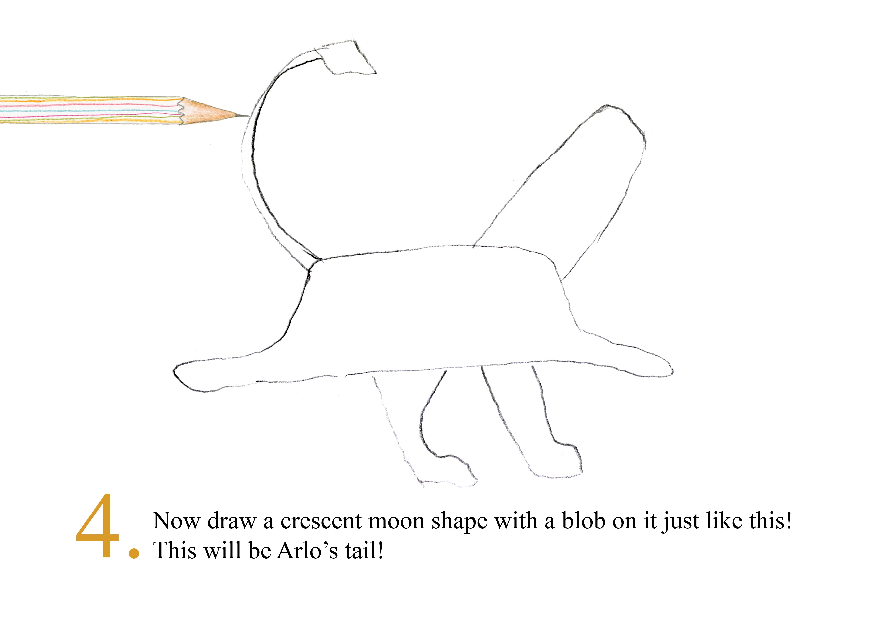 Catherine Rayner - How to Draw Arlo - Step 4