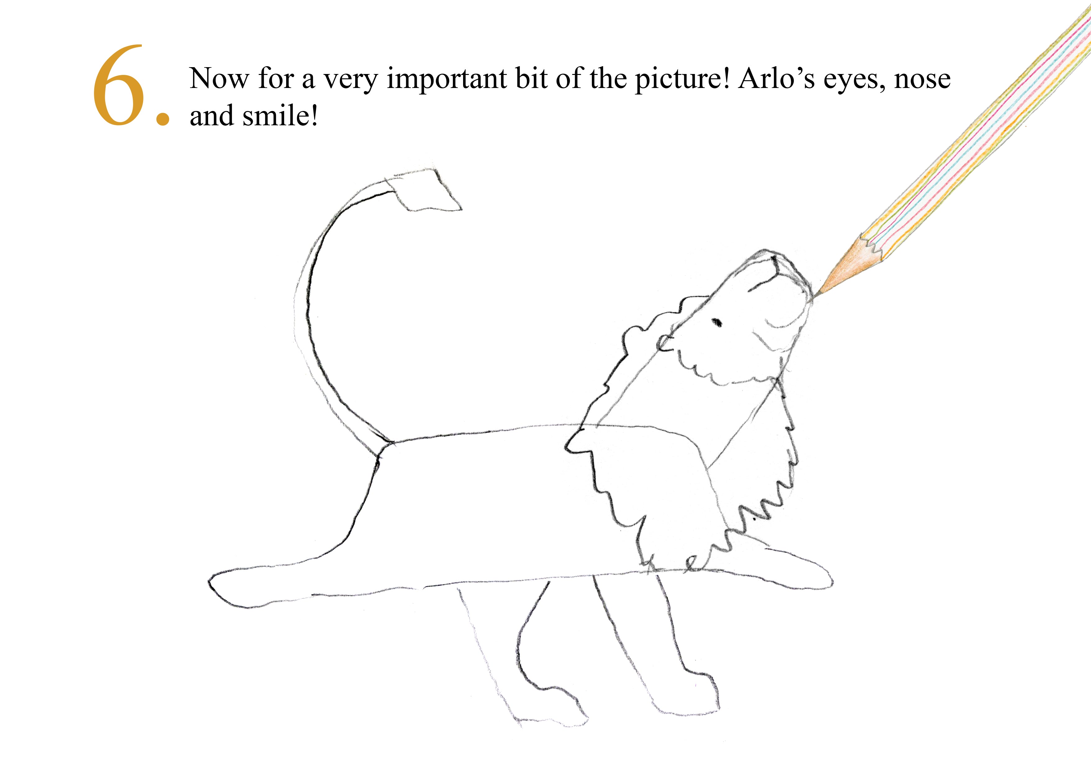 Catherine Rayner - How to Draw Arlo - Step 6