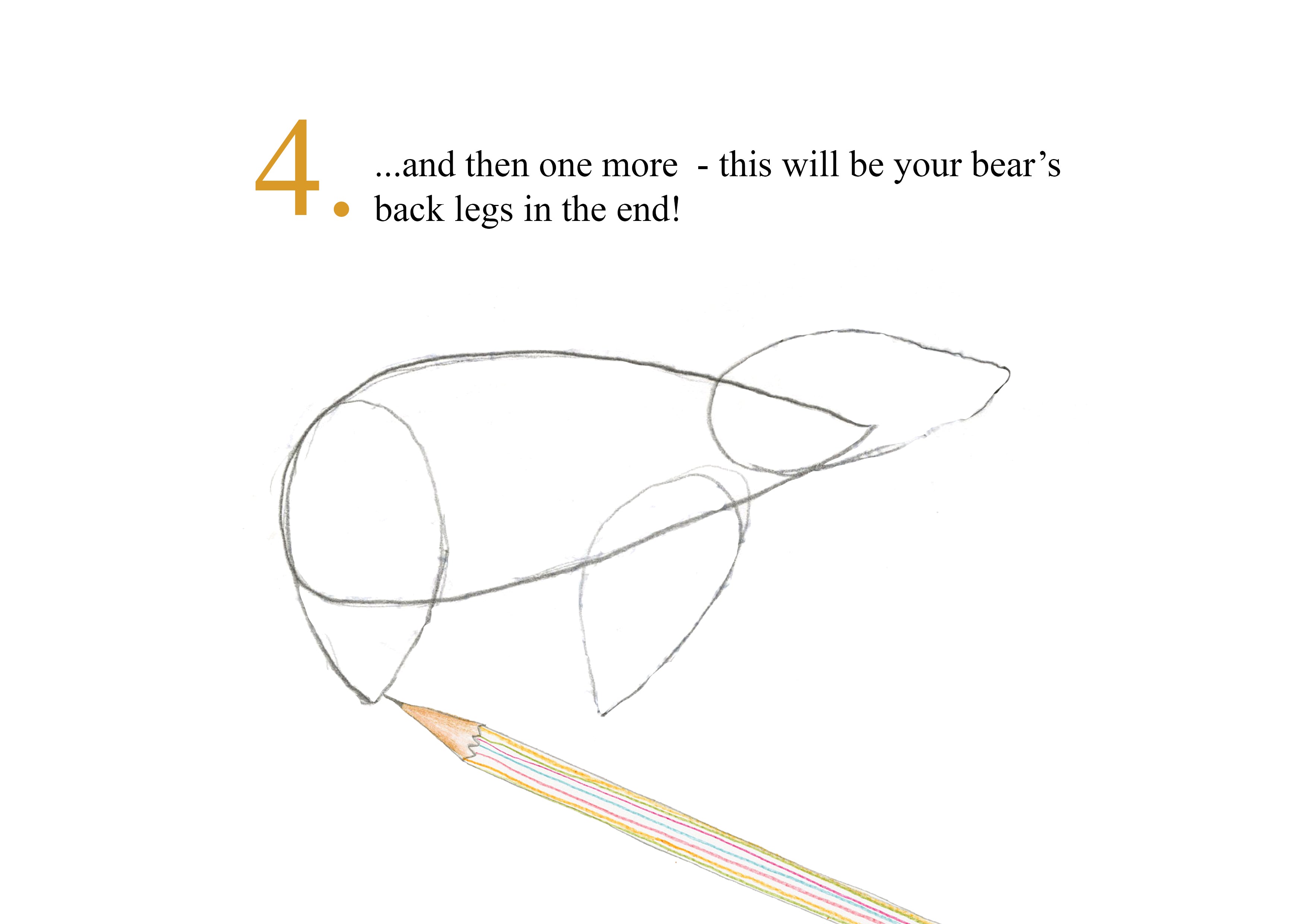 Catherine Rayner -  How to Draw 5 Bears - Step 4