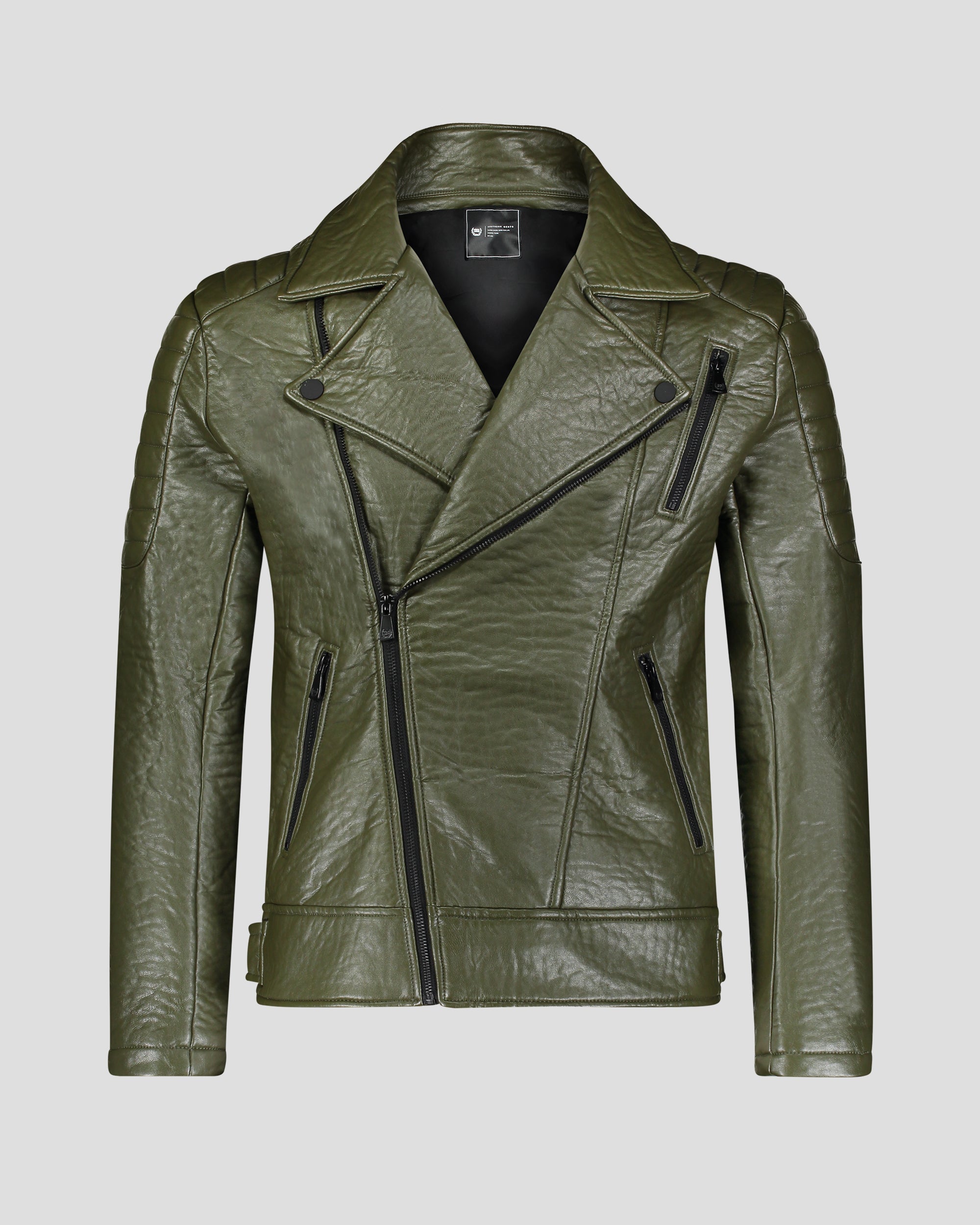 Men's SG Rogue Biker Jacket - Army Green – Southern Gents