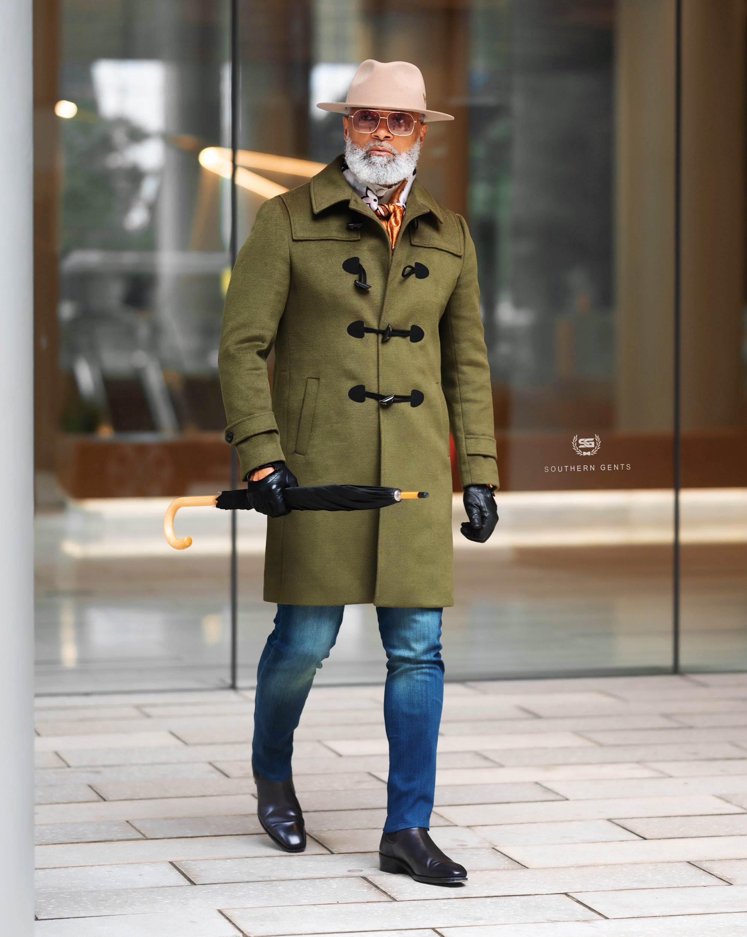 SG Duffle Coat – Blood Orange – Southern Gents