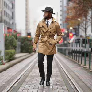 SG Men's Trench Coat - Brown – Southern Gents