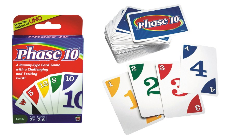 how many cards in phase ten
