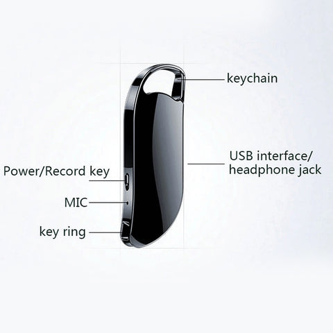 Keychain Digital Voice Recorder