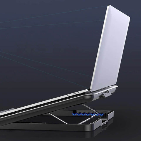 Portable Gaming Laptop Cooling Fan Pad Stand