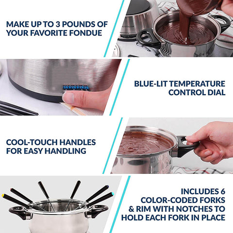 Stainless Steel Electric Fondue