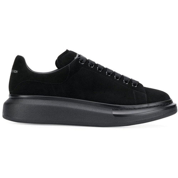 black suede alexander mcqueen trainers