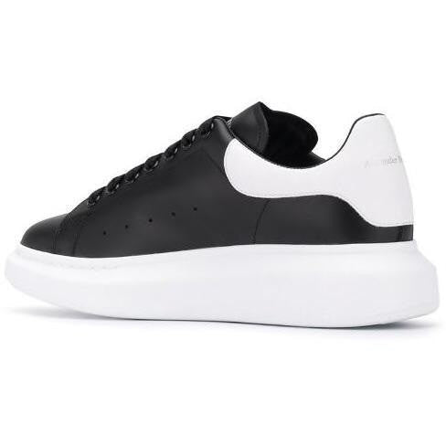 alexander mcqueen black and white trainers