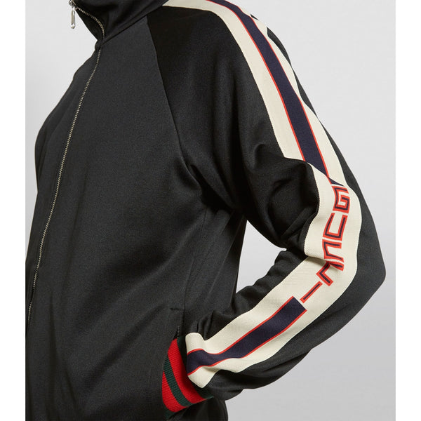 Gucci Technical Tracksuit Jacket (Black) | Moretti Menswear