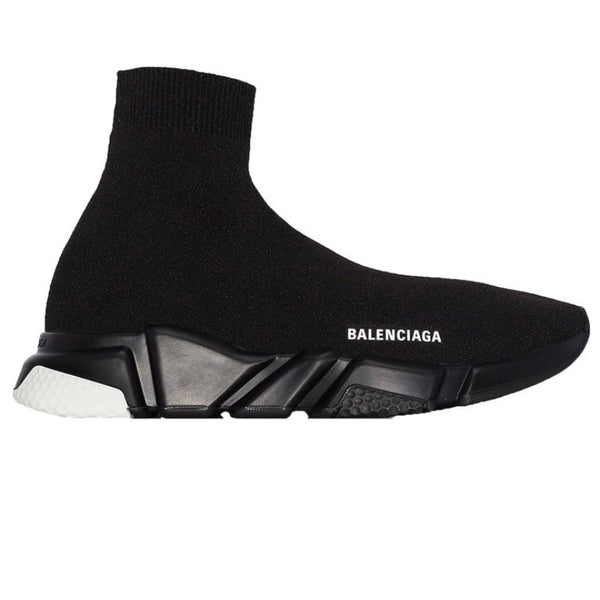 balenciaga sock trainers black and white