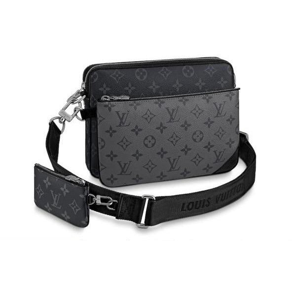 lv messenger bag black