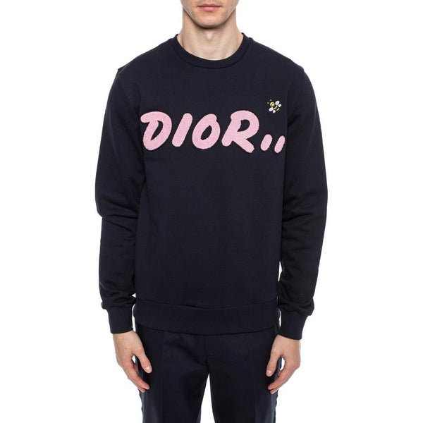 dior kaws sweatshirt pink