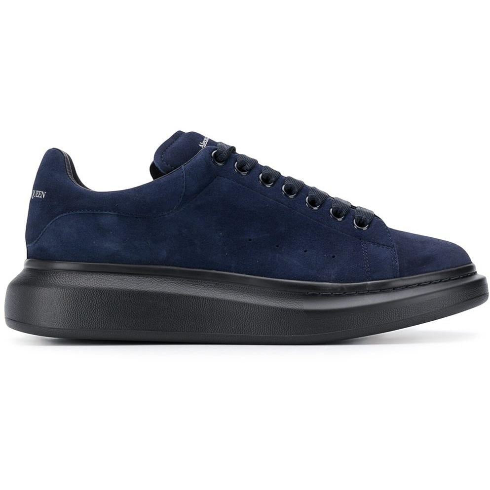 grey suede alexander mcqueen trainers