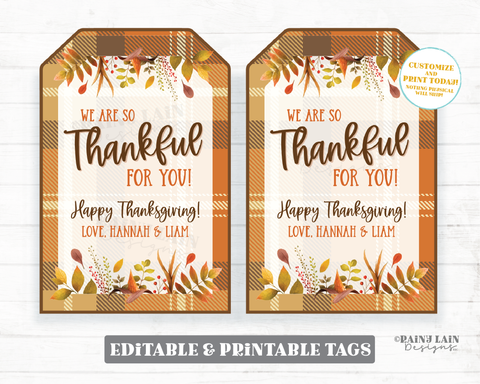 Editable Thanksgiving Place cards, Thanksgiving Placecards, Friendsgiv –  Rainy Lain Designs LLC