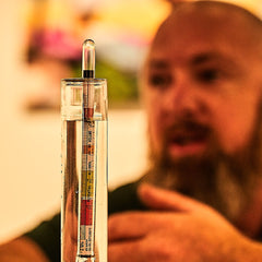 Testing Original Gravity of home brew with a Hydrometer
