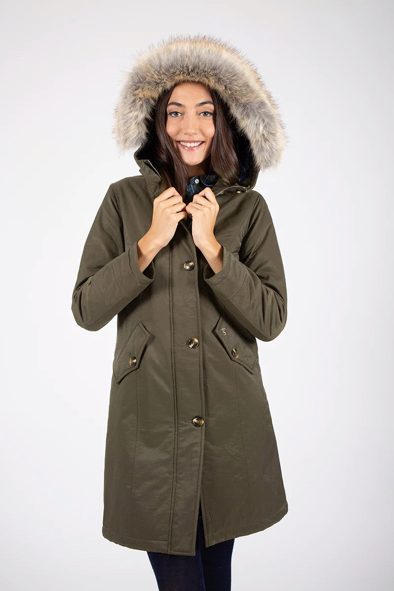 Parka gabardina acolchada Solera Moda