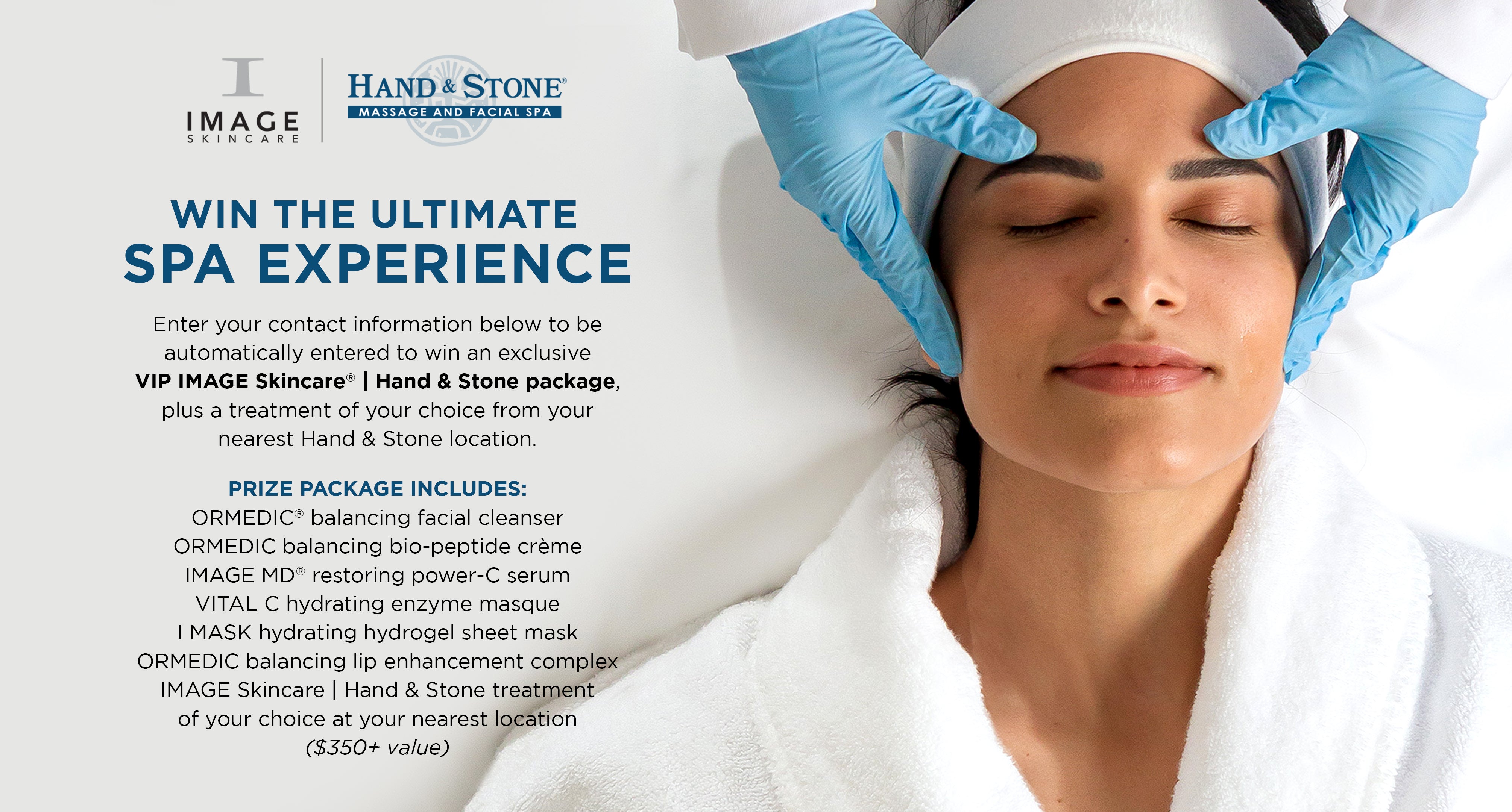 IMAGE x Hand and Stone Entry Form Image Skincare