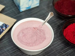 Natural Nordic yogurt and berry powders