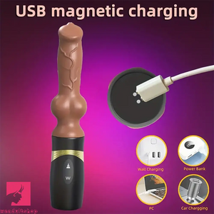 10.4in Realistic Silicone Dildo Thrusting Vibrating Sex Gun Pleasure - Weadultshop