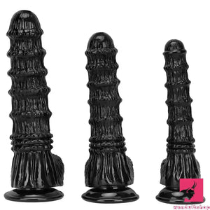 9.25in 9.64in 11.02in Big Thick Black Dildo BDSM Horse Penis Love Toy - Weadultshop