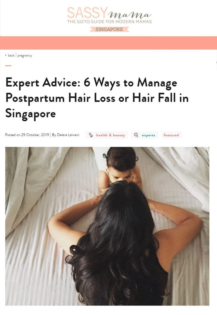 Postpartum Hair Loss or Hair Fall in Singapore 1