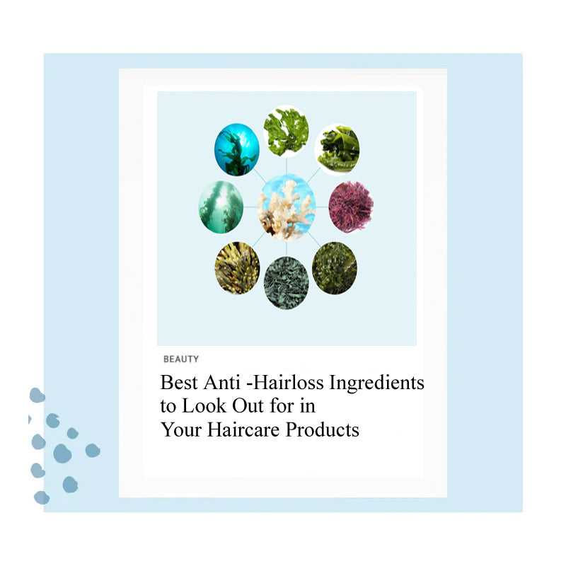 Best Anti -Hairloss Ingredients to Look Out for in Your Haircare Products hair loss, hair regrowth, hair fall, best hair loss products Singapore, best hair loss ingredients, shampoo, treatment, essence, coral calcium SMIB 1