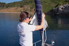 Crazy Chair Clipper hammock on sailing yacht