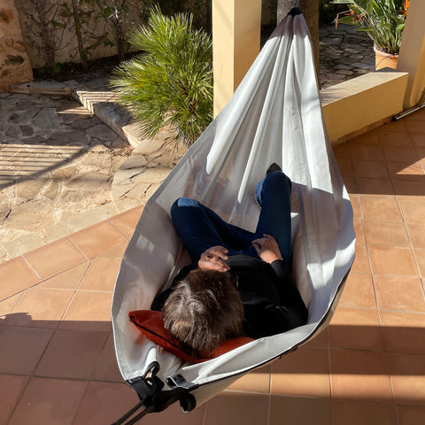 CrazyChair CLIPPER XL hammock, weatherproof, for 2 adults, 250kg load capacity, Made in Germany