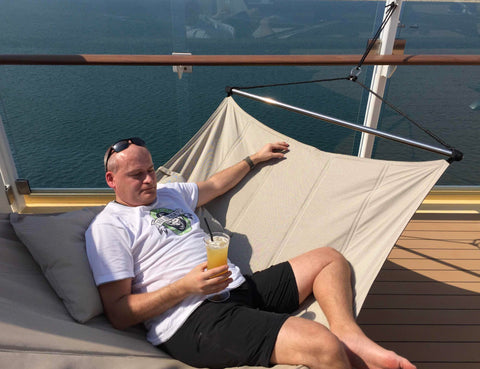 CrazyChair OYSTER en la suite Mein Schiff Himmel & Meer