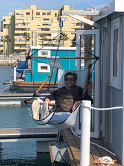 The Home Boat Company uses Crazy Chair hanging chair ONE