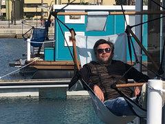 The Home Boat Company uses Crazy Chair hanging chair ONE