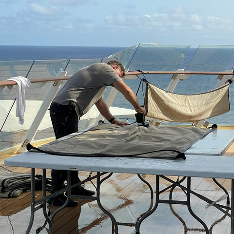 CrazyChair Oyster Hammock Cleaning