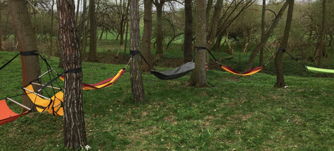 Landesgartenschau Apolda mit Crazy Chair Hängematten und Hängesessel