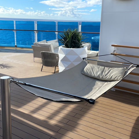 CrazyChair OYSTER hammock on Mein Schiff 4