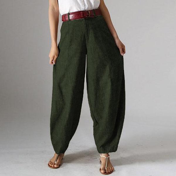 baggy cropped trousers