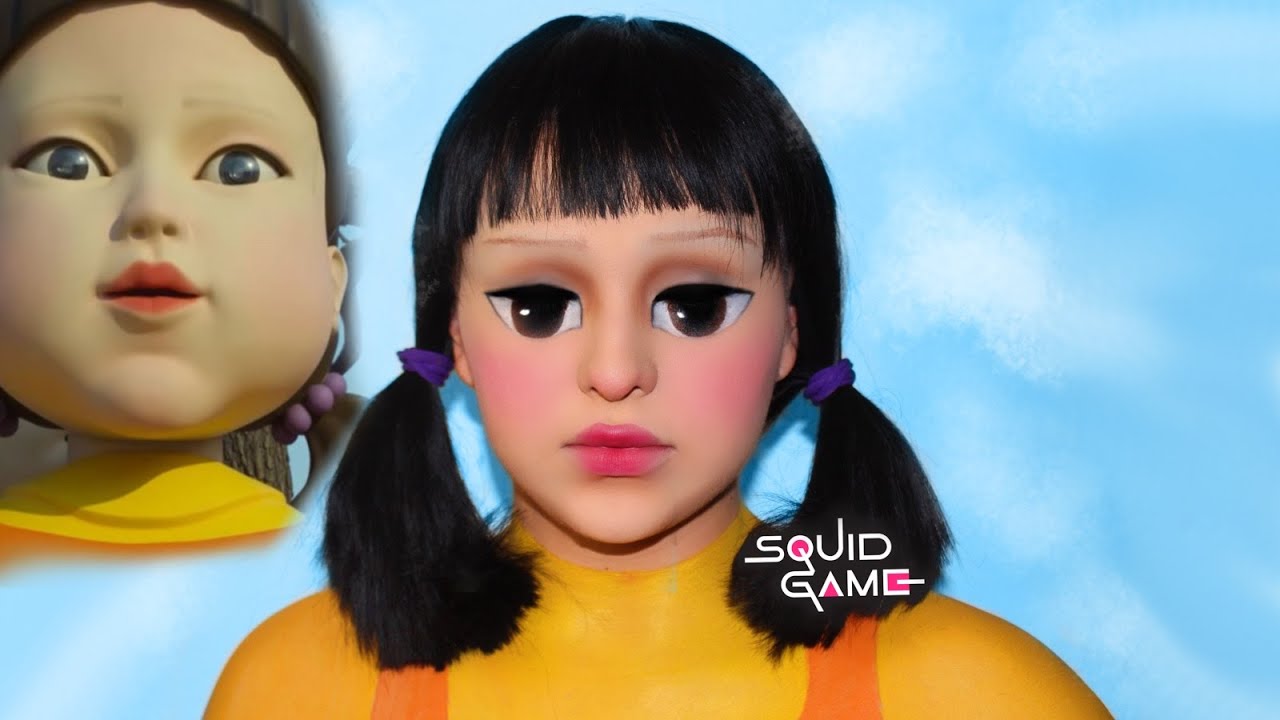 squid game makeup doll