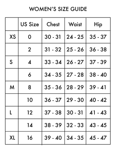 Herbin Co Women's Clothing Size Chart